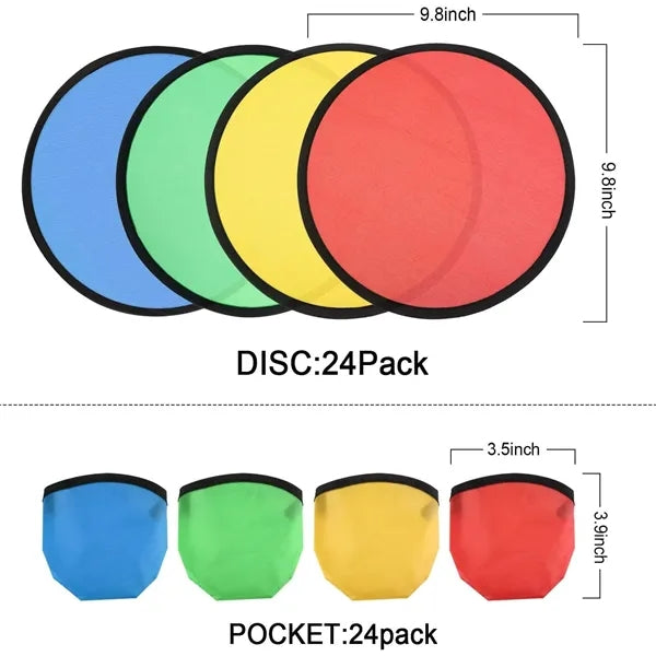 Folding Nylon Disc Fan Foldable Flying