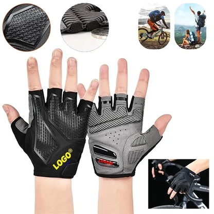 Half Finger Breathable Shock Absorbing Riding Gloves