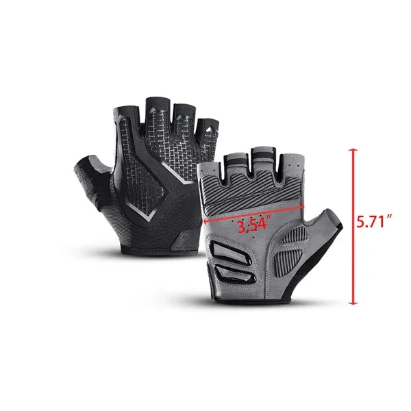 Half Finger Breathable Shock Absorbing Riding Gloves