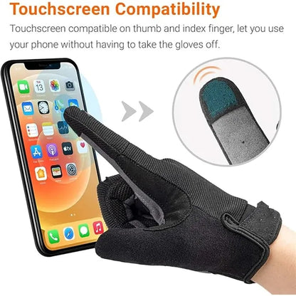 Outdoor Microfiber Abrasion Resistant Bicycle Riding Gloves