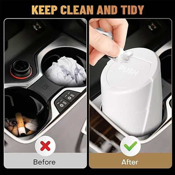 Car Trash Can Bin with Lid