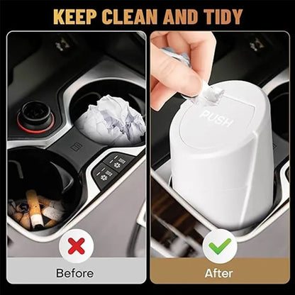 Car Trash Can Bin with Lid