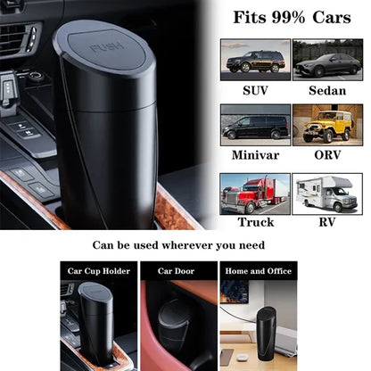 Car Trash Can Bin with Lid