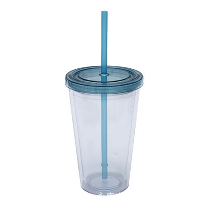 16OZ Classic Transparent Insulated Double Wall Tumbler Cup