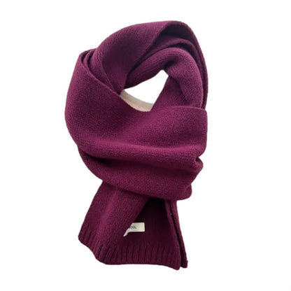 Unisex 100% Wool Scarf Warm Neck Collar