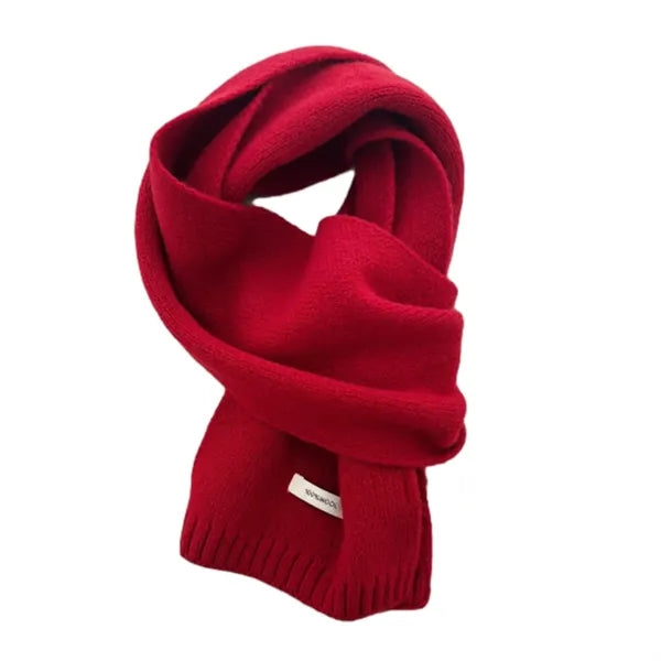 Unisex 100% Wool Scarf Warm Neck Collar
