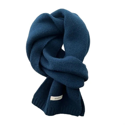 Unisex 100% Wool Scarf Warm Neck Collar