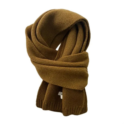 Unisex 100% Wool Scarf Warm Neck Collar