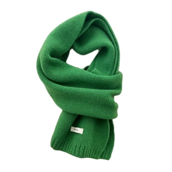 Unisex 100% Wool Scarf Warm Neck Collar