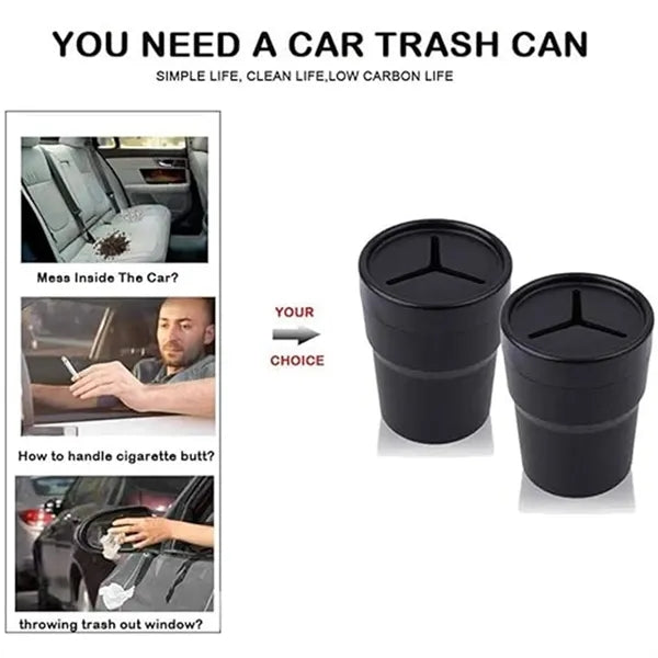 Car Trash Can with Lid Full Print