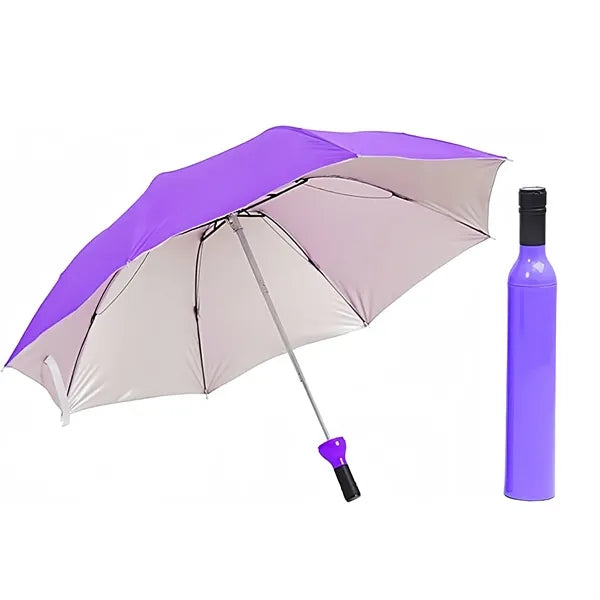 All Weather Wine Bottle Shaped Umbrella