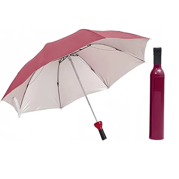 All Weather Wine Bottle Shaped Umbrella