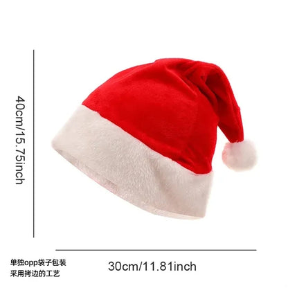Domestic Santa Christmas Cap Hat Exquisite Pattern