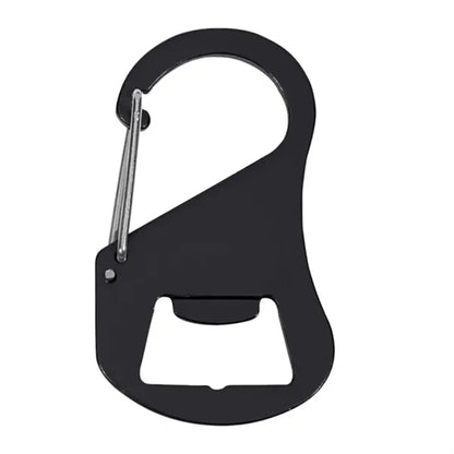 Customizable Aluminum Bottle 0pener With Carabiner