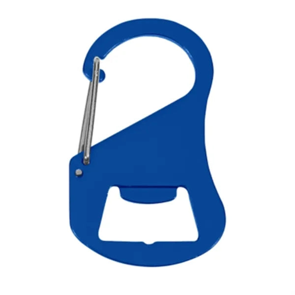 Customizable Aluminum Bottle 0pener With Carabiner