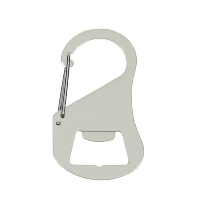 Customizable Aluminum Bottle 0pener With Carabiner