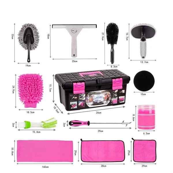 17-Piece Car Detailing Kit