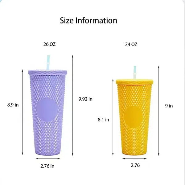 Plastic Studded Tumbler