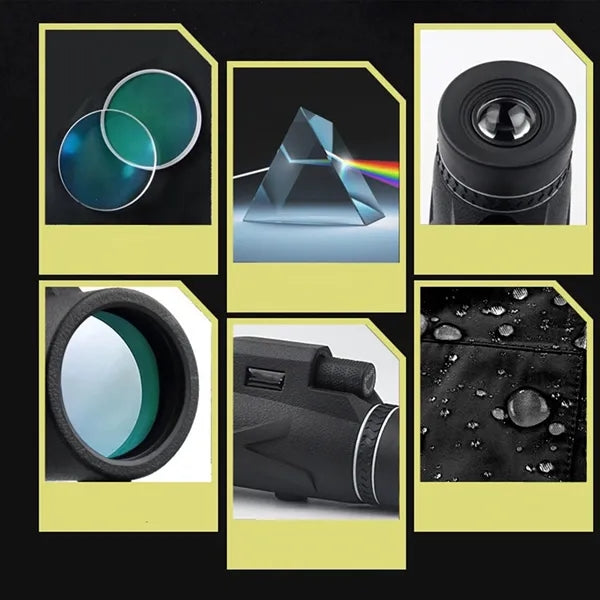 80X100 Outdoor Monocular Cell Phone Night Vision Binoculars