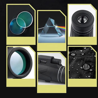 80X100 Outdoor Monocular Cell Phone Night Vision Binoculars