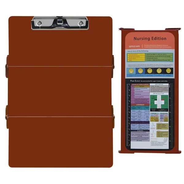 Foldable Nursing Clipboard 3 Layer Nurse Edition Cheat Sheet