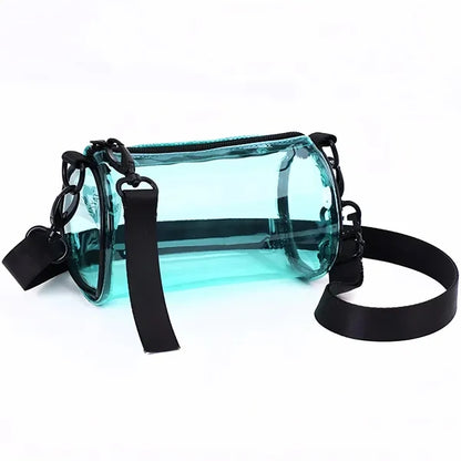 Women Personalized Travel PVC Clear Crossbody Purse Bags