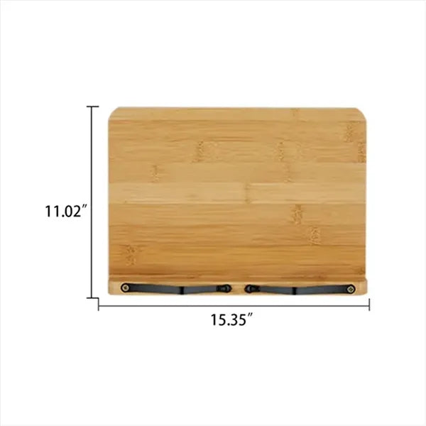 Portable Adjustable Foldable Bookstand Bamboo Book Holder