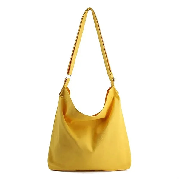 Large Size Canvas Shoulder Bag