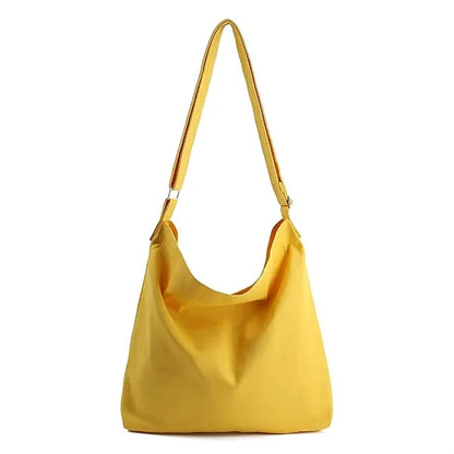 Large Size Canvas Shoulder Bag