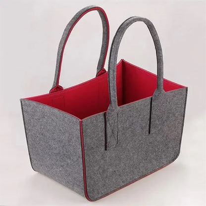 Foldable Felt Tote Bags for Shopping