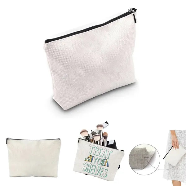 9.85 Inch Canvas Zipper Bag