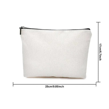 9.85 Inch Canvas Zipper Bag