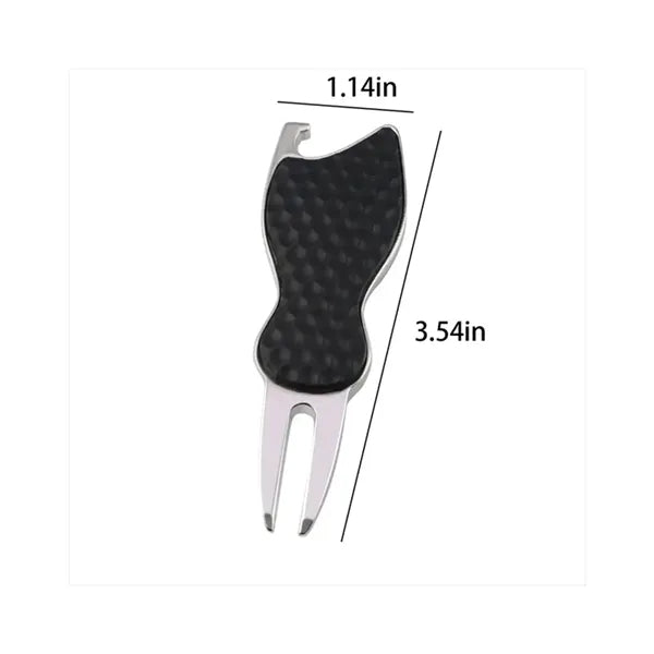 Contour Golf Divot Tool with Removable Ball Marker