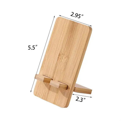 Creative Removable Universal Wooden Cell Phone Holder