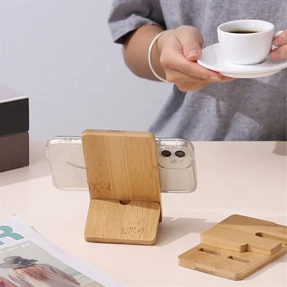 Creative Removable Universal Wooden Cell Phone Holder