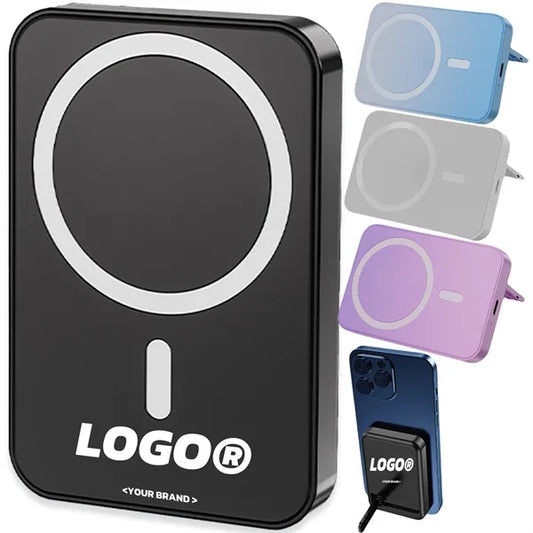 Large Capacity Wireless Portable Charger Magnetic Power Bank