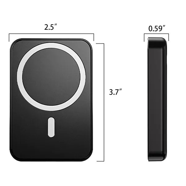 Large Capacity Wireless Portable Charger Magnetic Power Bank