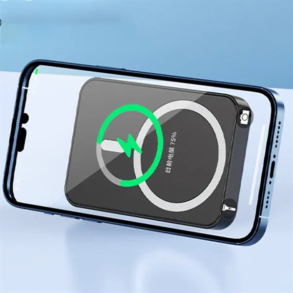 Large Capacity Wireless Portable Charger Magnetic Power Bank