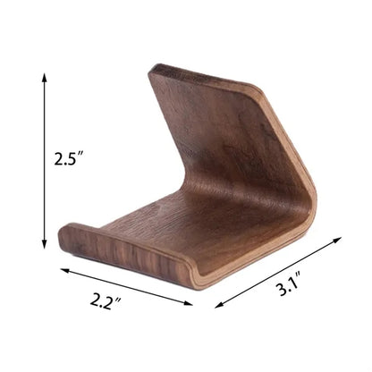 Solid Wood Creative Phone Stand Desktop Support Universal