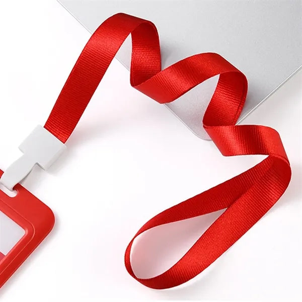 Thickened One Piece Buckle Safety Lanyard Printed Logo