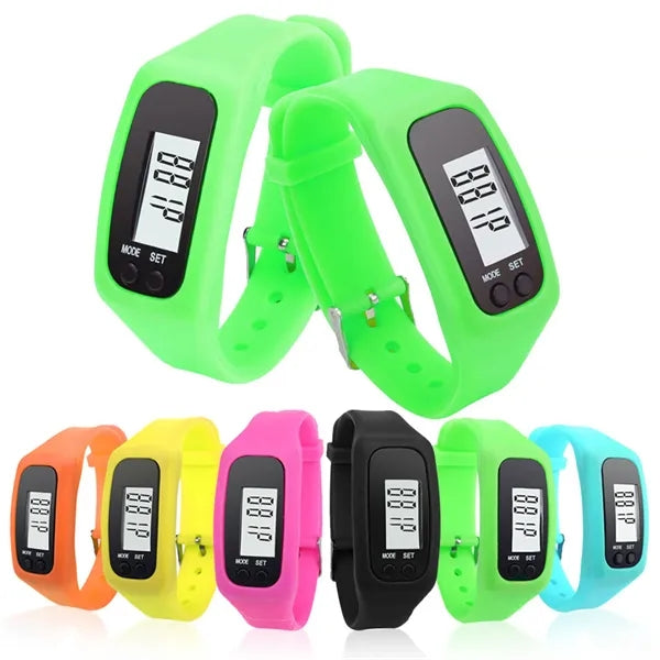 Customized Silicone Electronic Watch Bracelet Pedometer