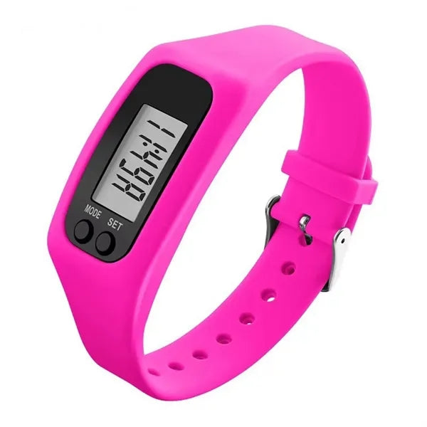 Customized Silicone Electronic Watch Bracelet Pedometer