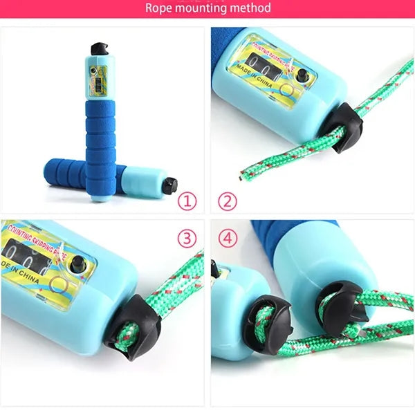 Sponge Grip Professional Fast Speed Counting Skipping Rope