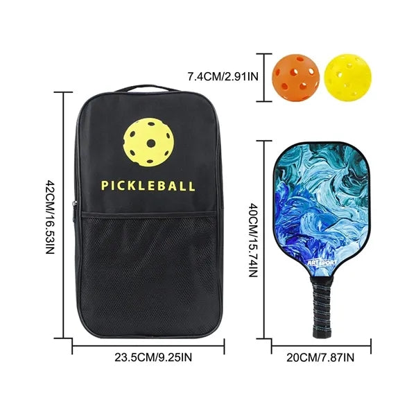 Pickleball Set with 4 Balls and 1 Bag