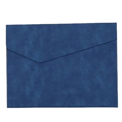 Business PU Leather Document Bag Archive Data File Storage