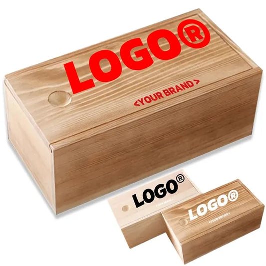 Vintage Keepsake Storage Wooden Gift Box With Slide Lid