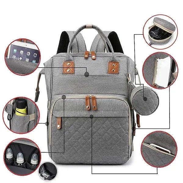 Multifunction Baby Bags for Mom and Dad Diaper Backpack