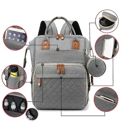 Multifunction Baby Bags for Mom and Dad Diaper Backpack