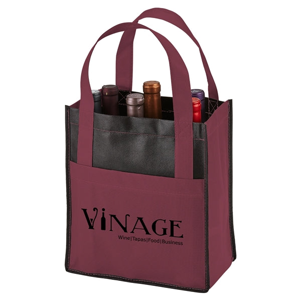 Wine Tote Carrier - Six Bottle