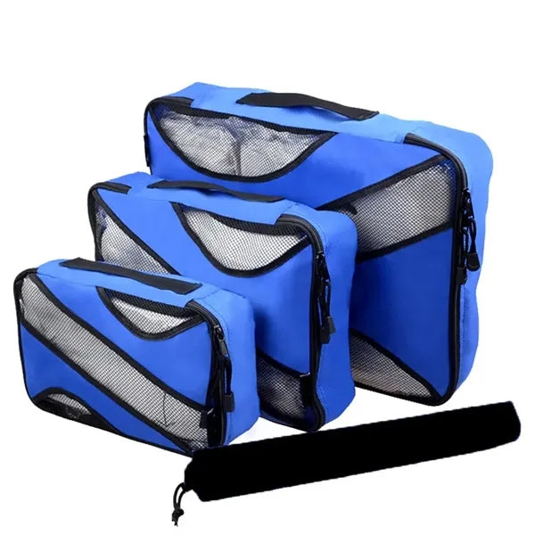 Custom 4 Set Durable Travel Luggage Packing Organizers